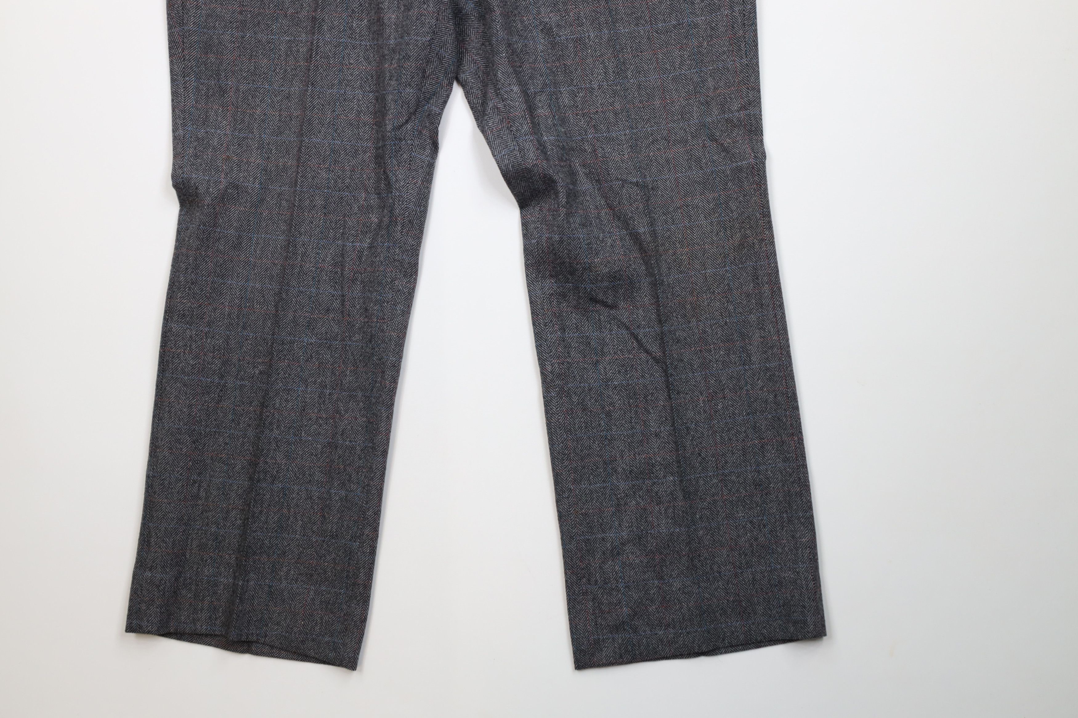 Vintage Vintage 70s Streetwear Herringbone Wide Leg Chino Pants USA Size US 40 / EU 56 - 4 Thumbnail