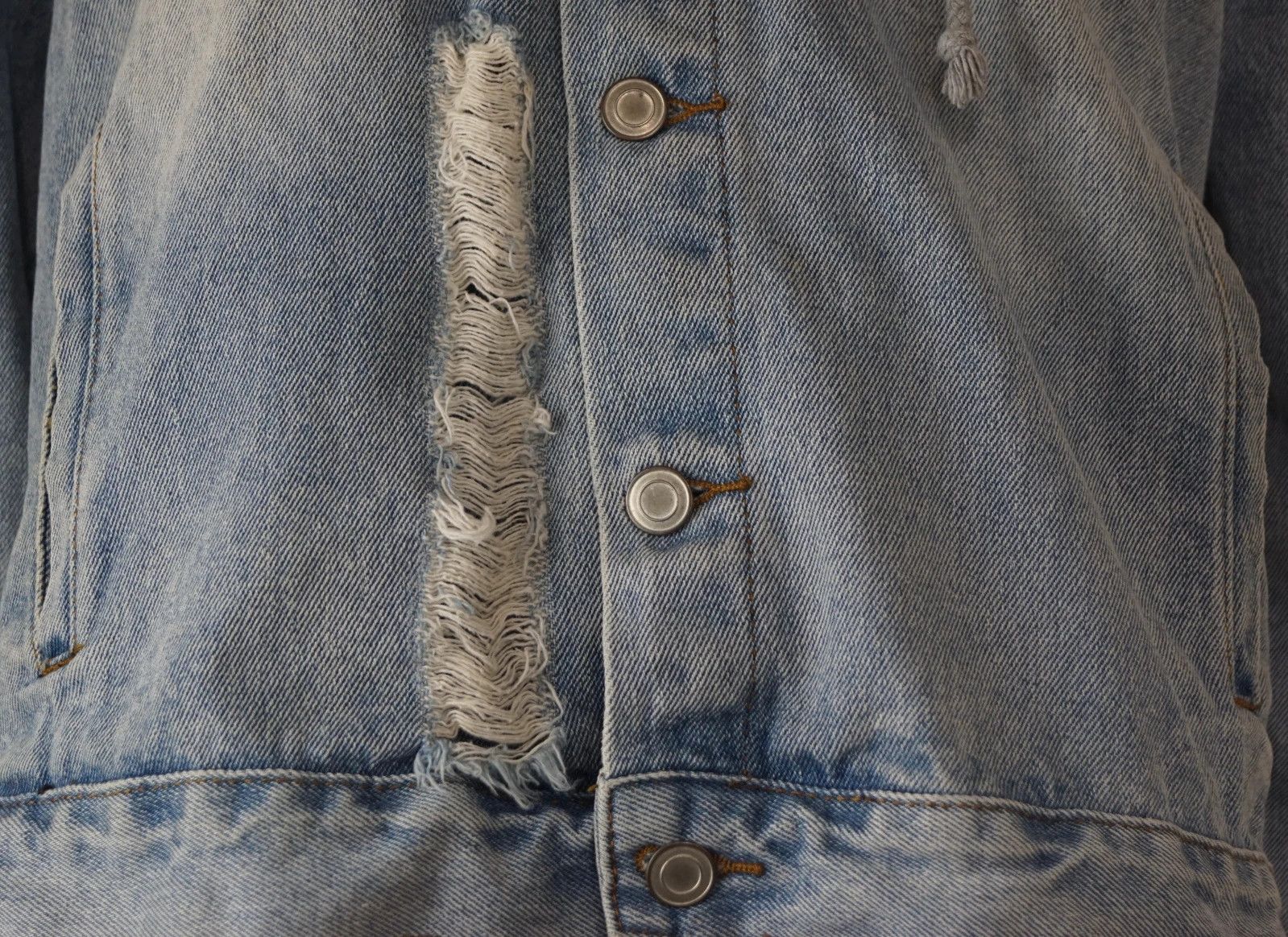 Other Grace Chow Angel Wing Denim Jacket WITH Original Hoodie Set Size XL / US 12-14 / IT 48-50 - 7 Thumbnail