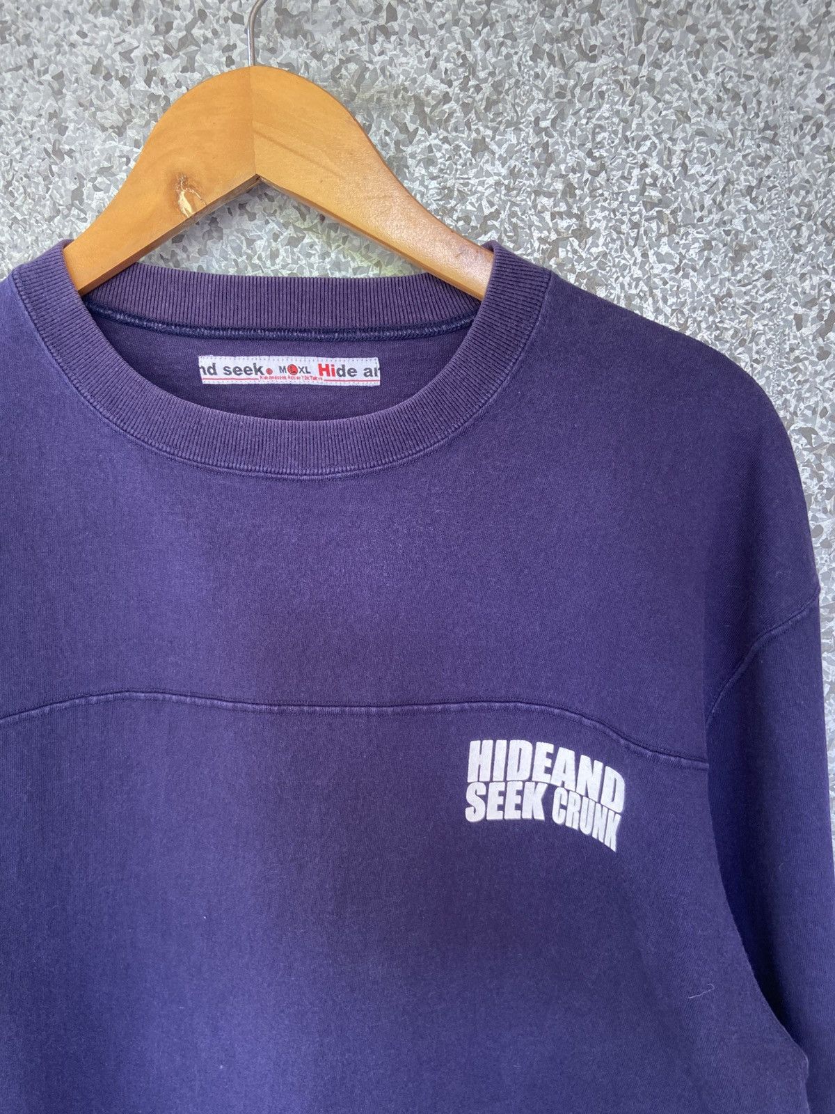 Japanese Brand Vintage Hide And Seek t shirt long sleeve Size US L / EU 52-54 / 3 - 1 Thumbnail