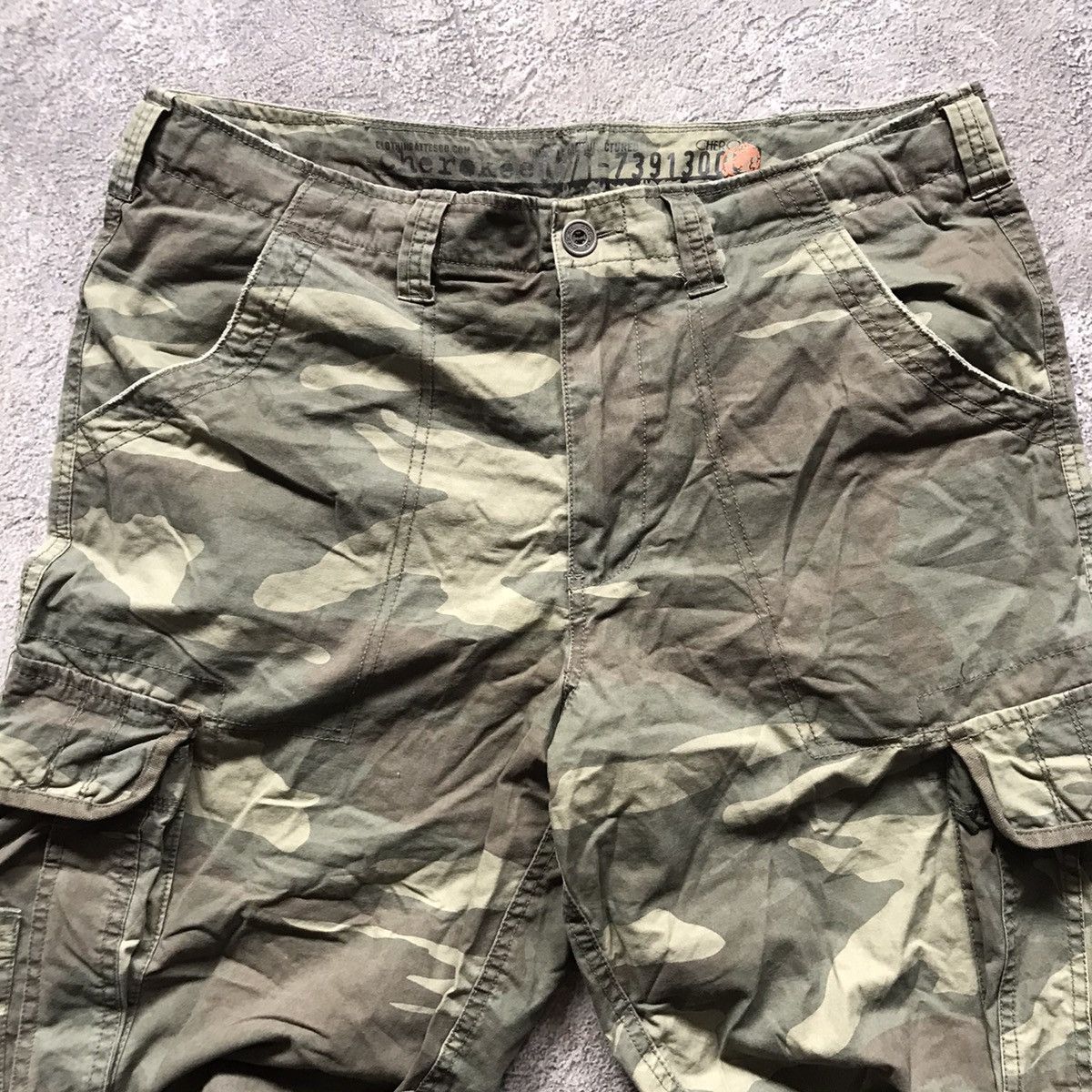If Six Was Nine vintage y2k camo cargo pants streetwear multi pocket 90s Size US 36 / EU 52 - 5 Thumbnail