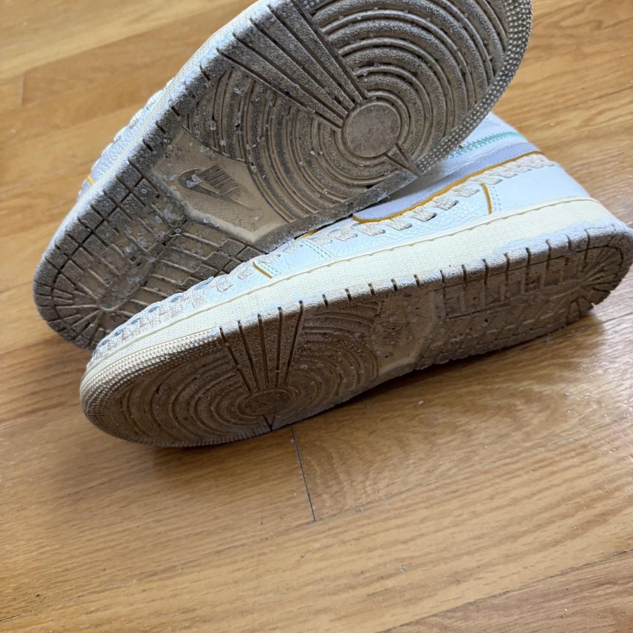 Nike x Union La x Bephies AJ1 Neutral Grey Size US 9 / EU 42 - 4 Thumbnail
