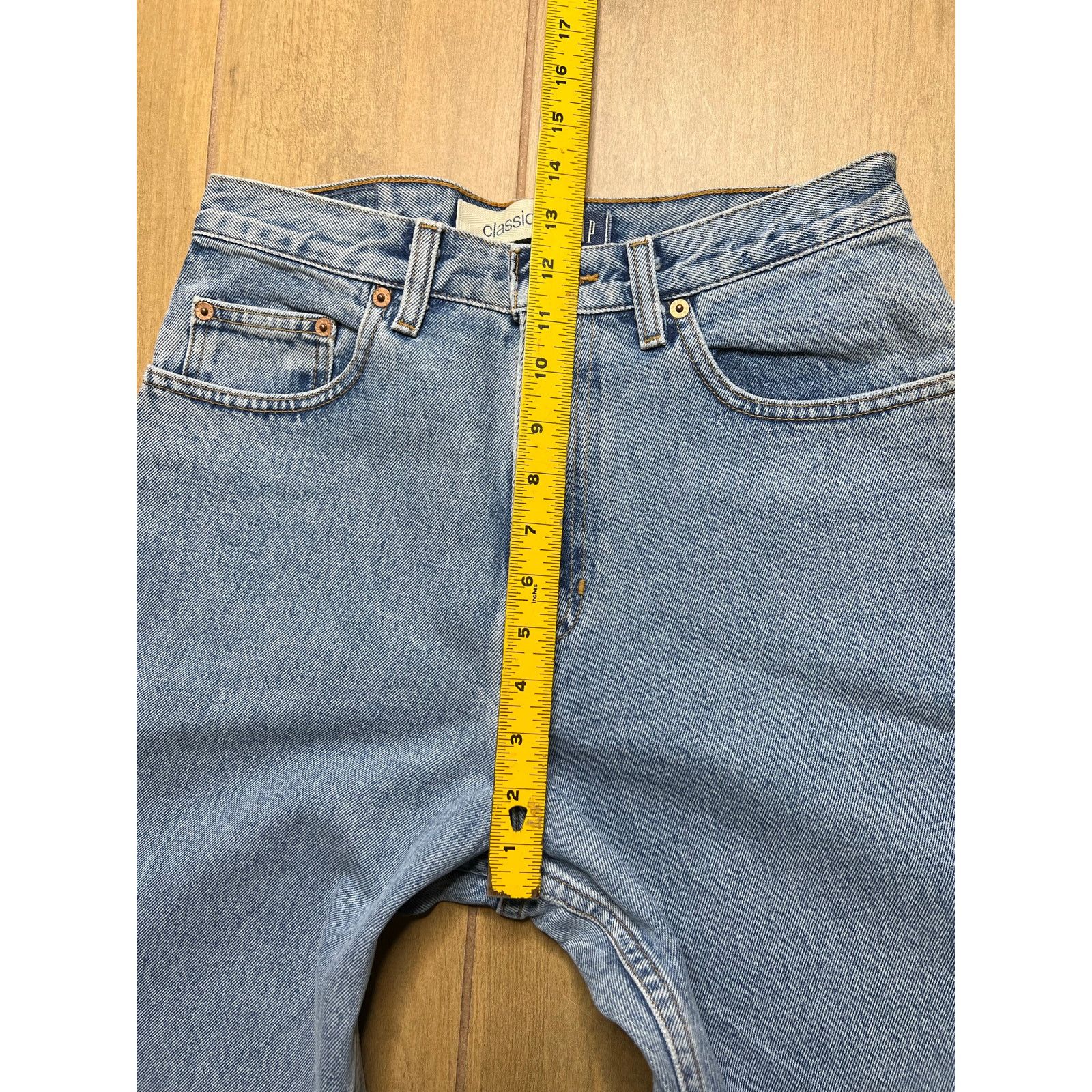 Gap Vintage 90s Medium Wash Gap High Waist Mom Jeans Sz 29x34 Size 29" - 8 Thumbnail