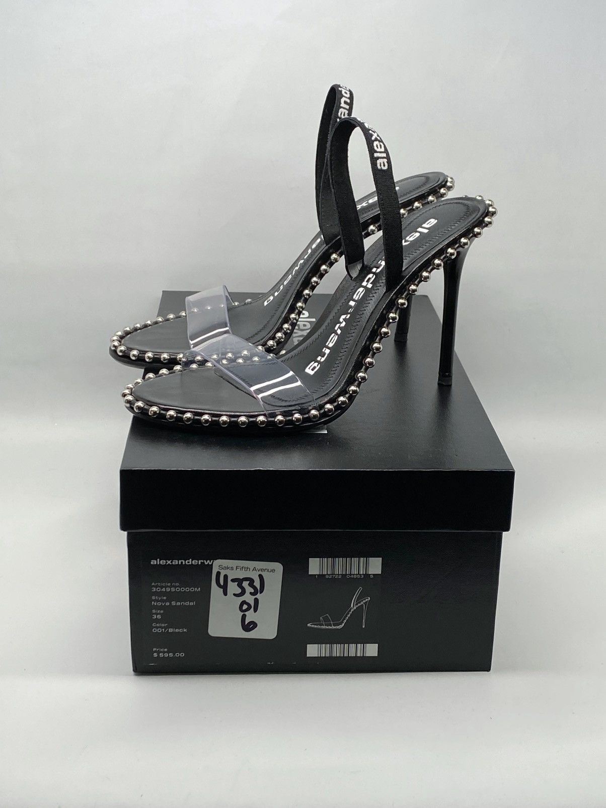 Alexander Wang Alexander Wang Nova Studded PCV Slingback Sandals size 36 Size US 6 / IT 36 - 13 Thumbnail
