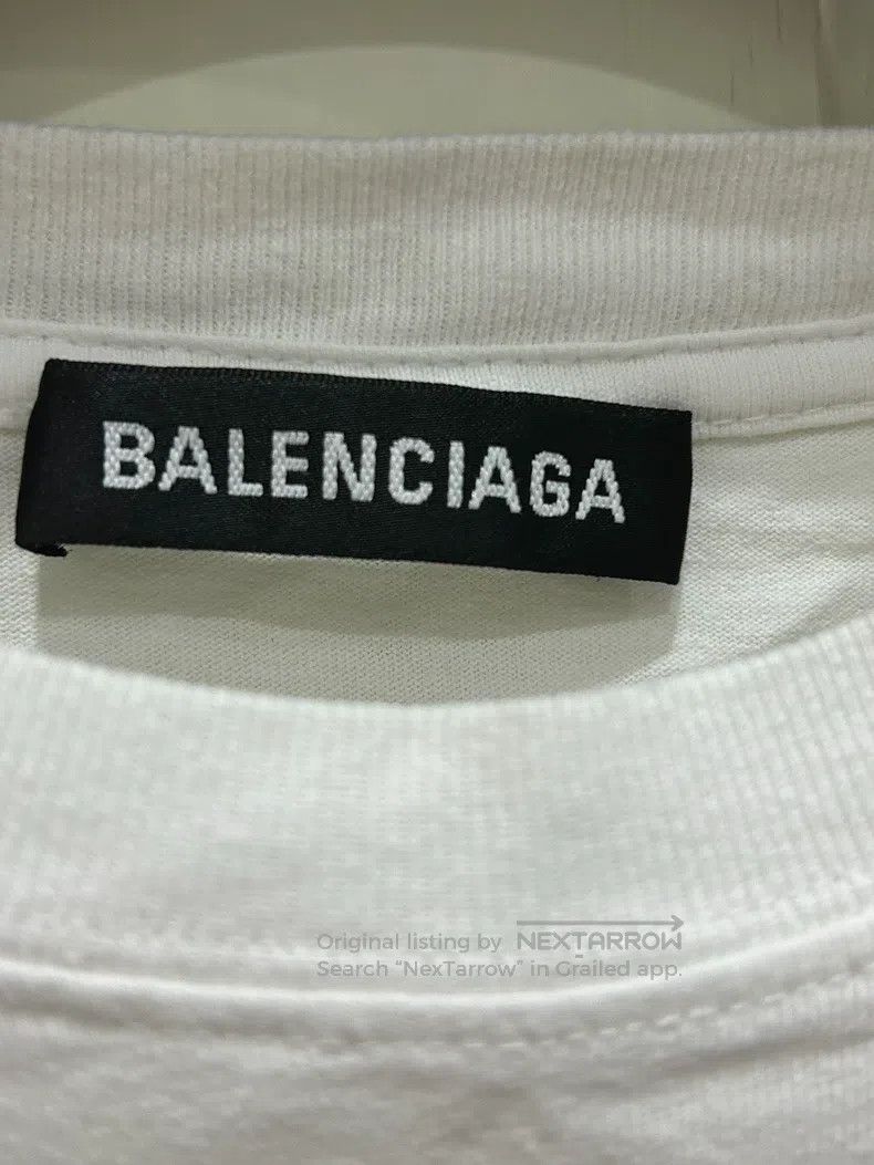 Balenciaga Balenciaga White T-Shirt Size US S / EU 44-46 / 1 - 4 Thumbnail