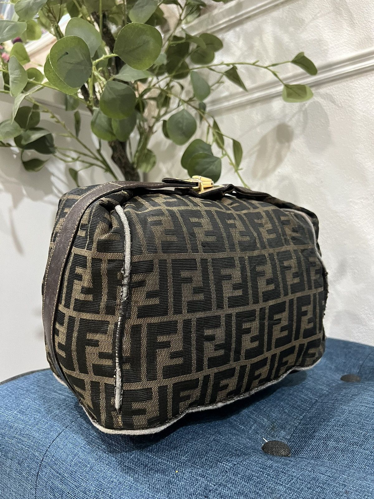 Fendi × Vintage VINTAGE FENDI ZUCCA VANITY CASE BAG Size ONE SIZE - 15 Thumbnail