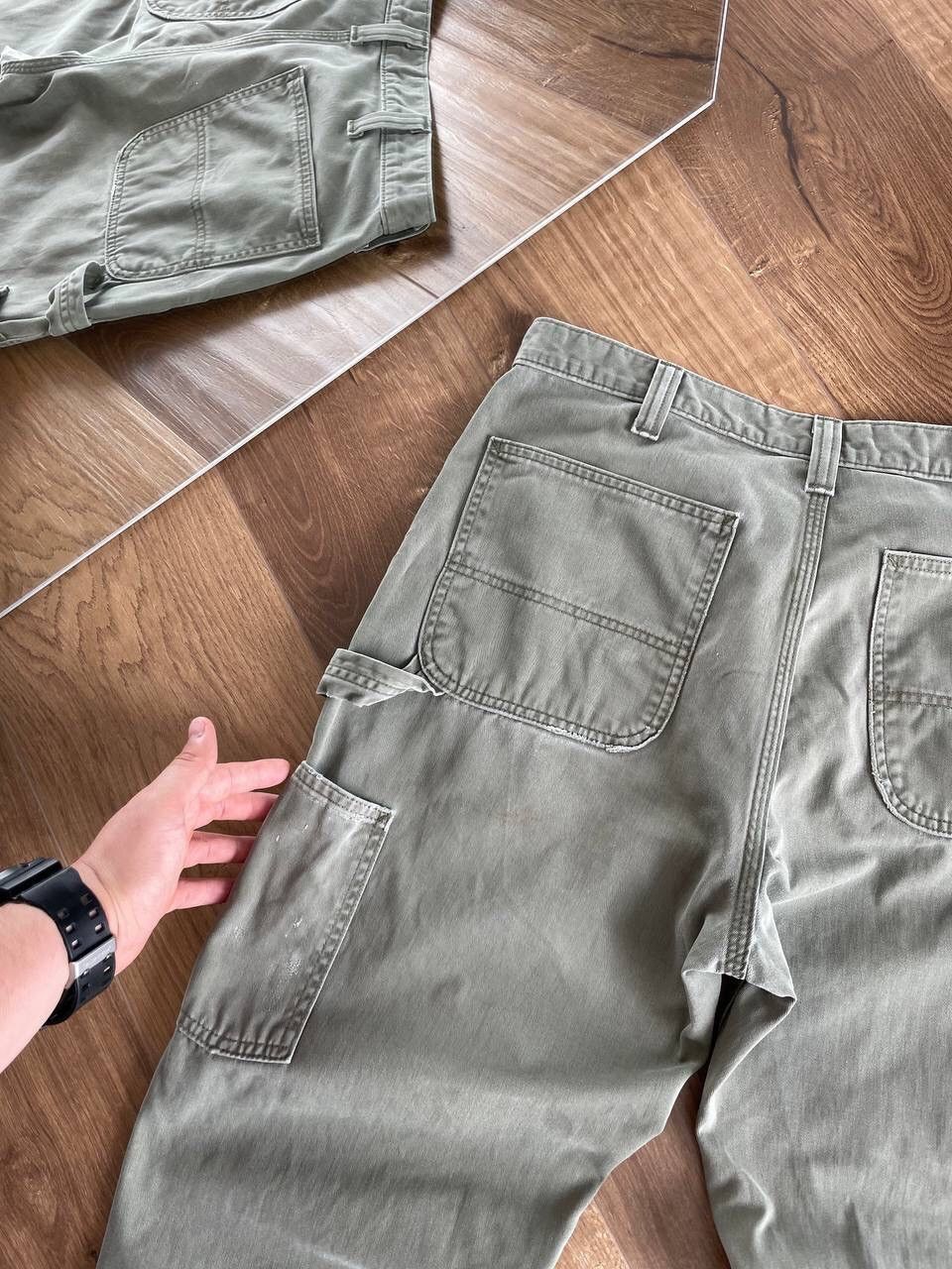 Carhartt × Vintage Vintage Carhartt Y2K Single Knee Carpenter Distressed Pants Size US 33 - 23 Thumbnail