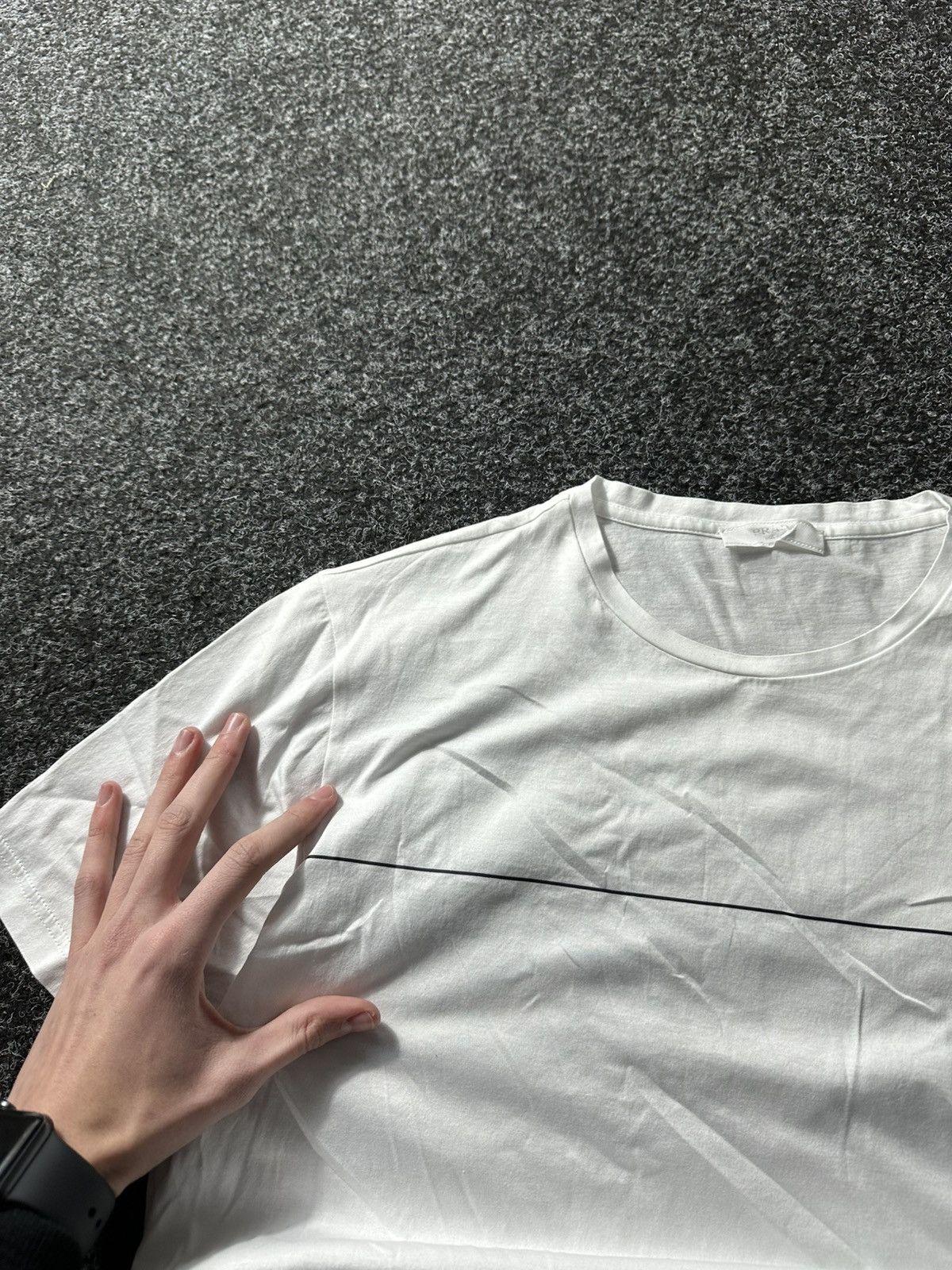 Designer × Prada 🚨 RARE PRADA TEE WITH LOGO ARHIVE LUXURY OLD MONEY Y2K T Size US XL / EU 56 / 4 - 5 Thumbnail