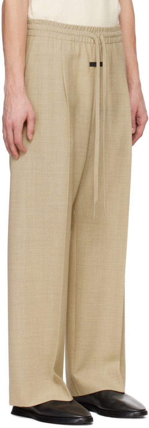 Fear of God 1265USD Drawstring Beige Wide-Leg Trousers Size 48R - 5 Thumbnail