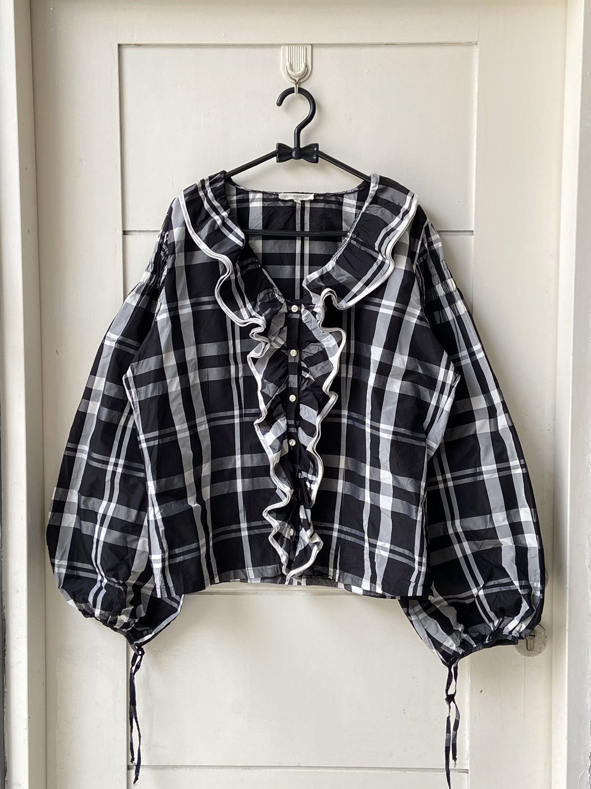 Designer × Japanese Brand NARA CAMICIE Plaid Shirt Size US L / EU 52-54 / 3 - 1 Thumbnail