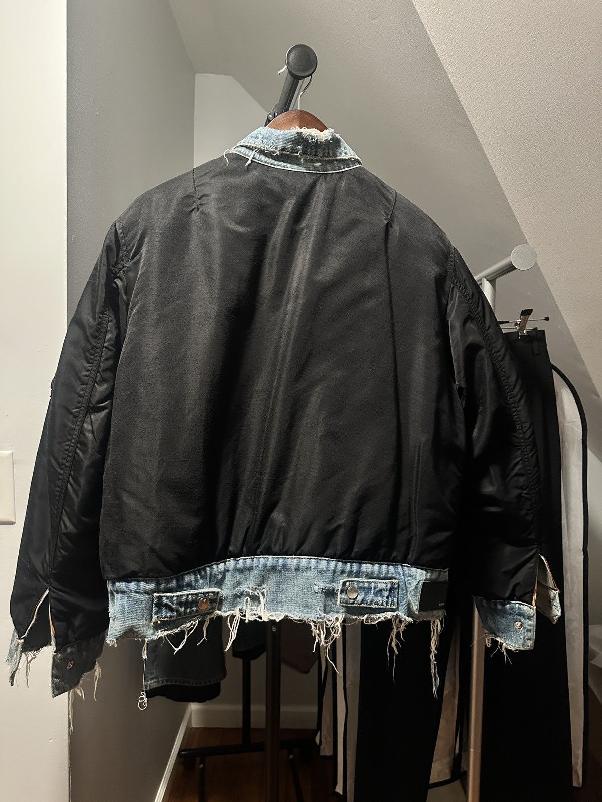 Amiri Amiri Reversible Denim Bomber Jacket Size US L / EU 52-54 / 3 - 2 Thumbnail
