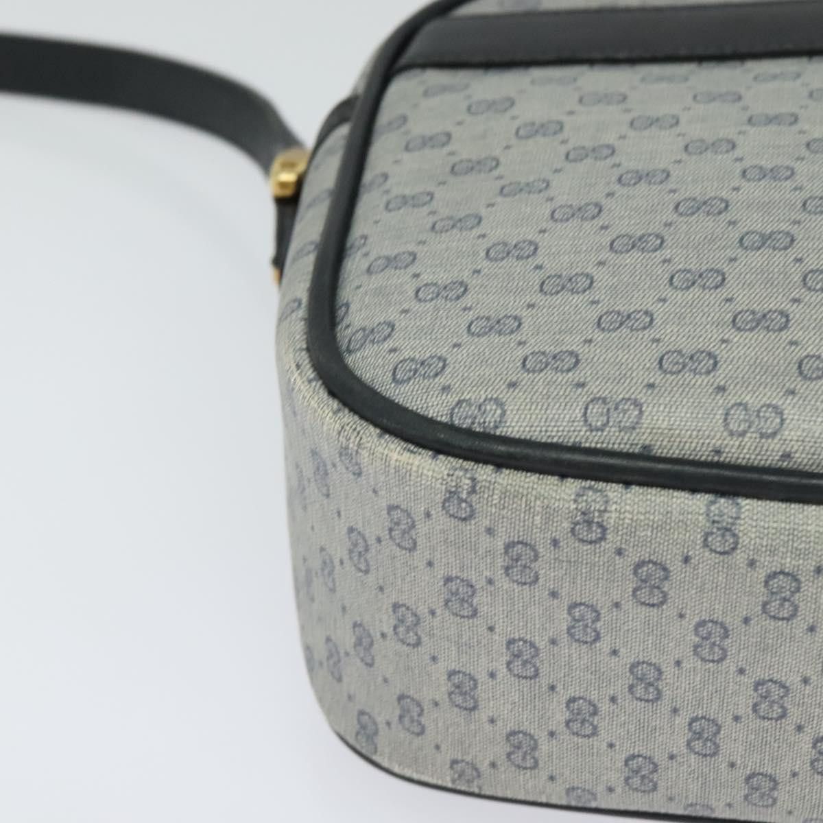Gucci GUCCI Micro GG Supreme Shoulder Bag Pvc Navy Gold 001 904 Size ONE SIZE - 10 Thumbnail