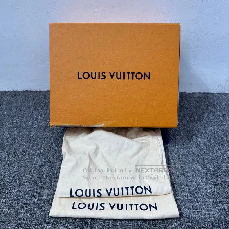 Louis Vuitton Louis Vuitton Blue Denim Trainer Sneakers. Size US 6 / EU 39 - 6 Thumbnail