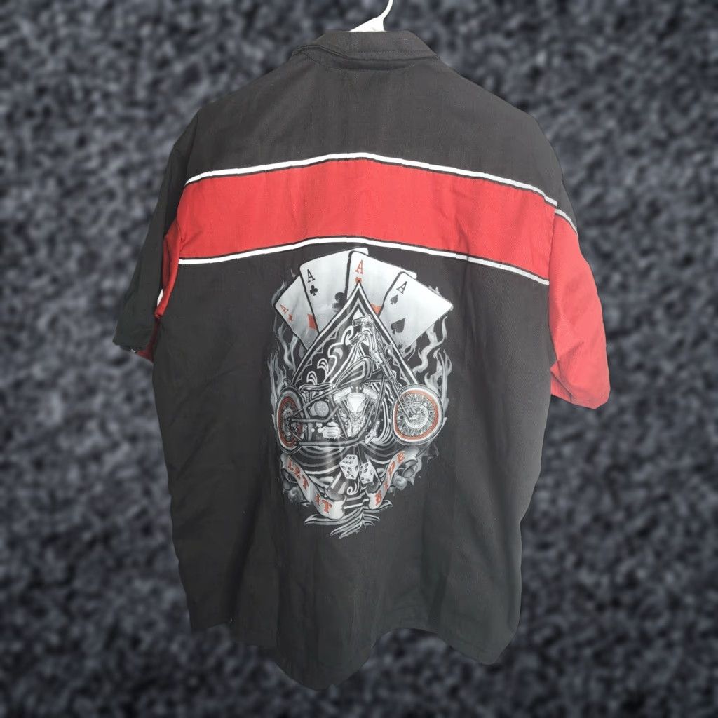 CO Biker Clothing Co Mens S Button-Up Short Sleeve Shirt Size US S / EU 44-46 / 1 - 1 Thumbnail