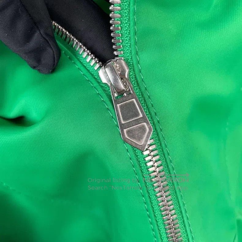 Hermes Hermes Polyester Windbreaker Jacket Green Size US M / EU 48-50 / 2 - 9 Thumbnail