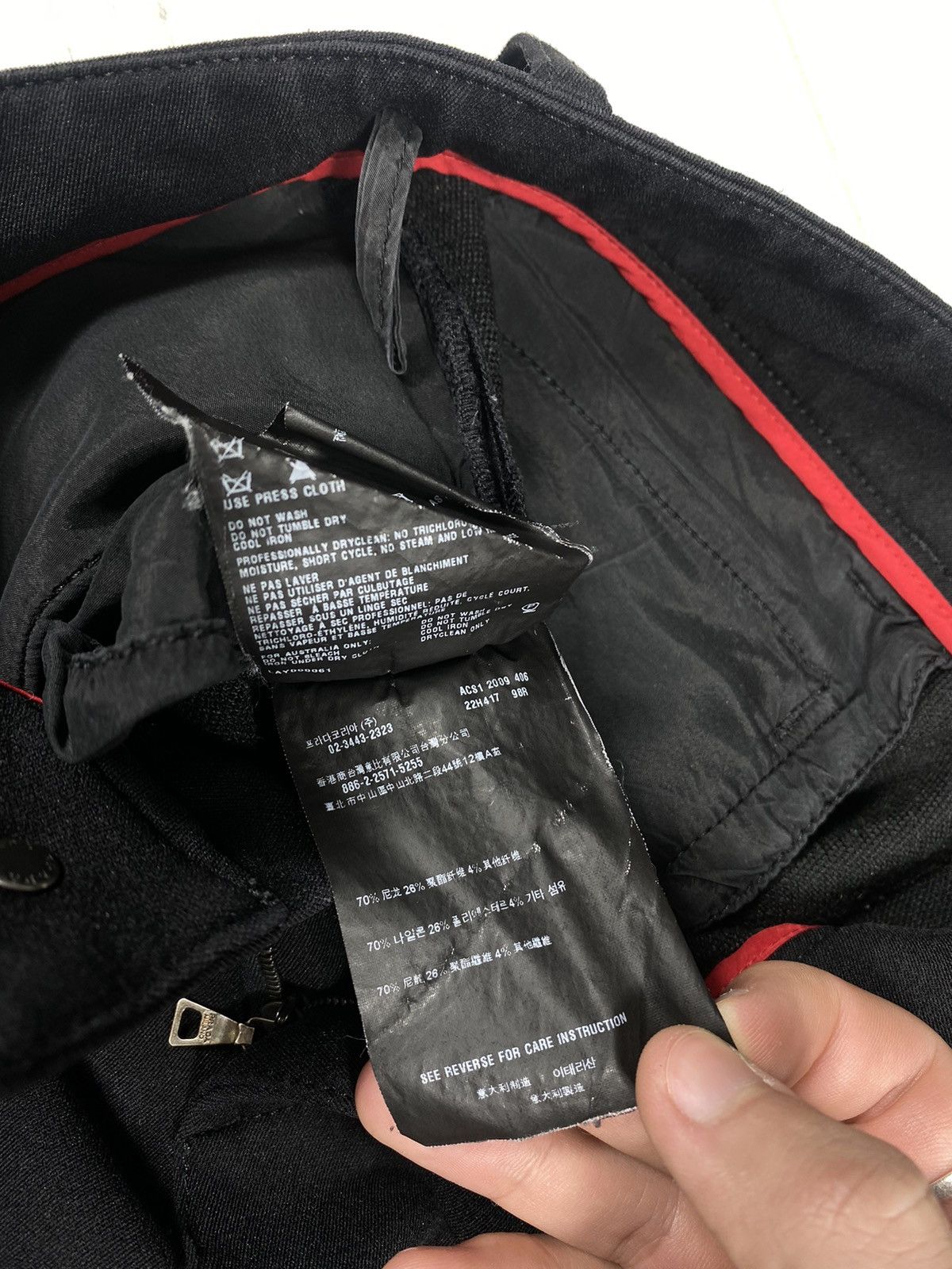 Prada × Vintage Prada Milano Pants Biker Size 27" / US 4 / IT 40 - 19 Thumbnail