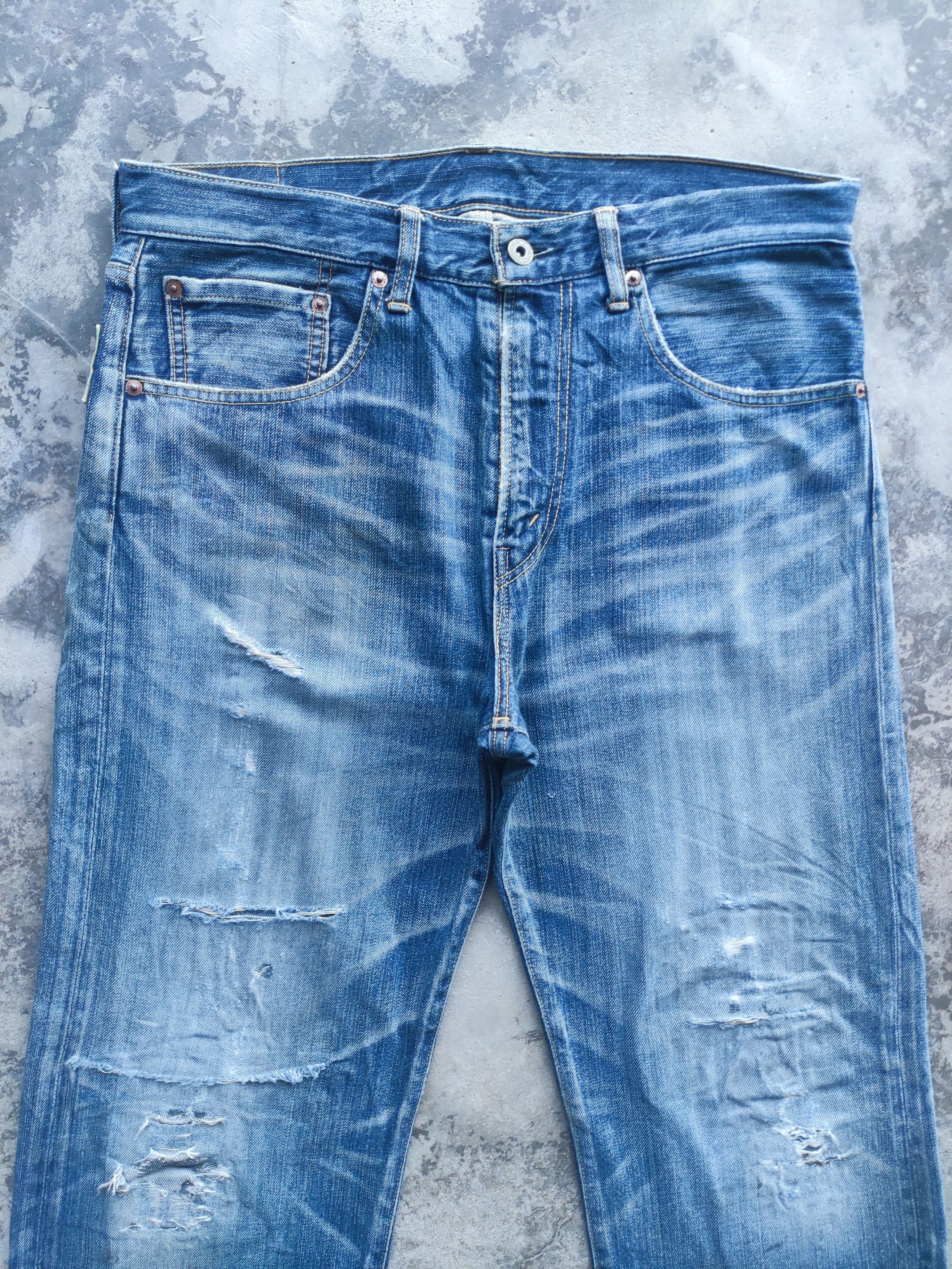 Junya Watanabe Vintage Junya Watanabe CDG Distressed Waist 35 Size US 35 - 4 Thumbnail