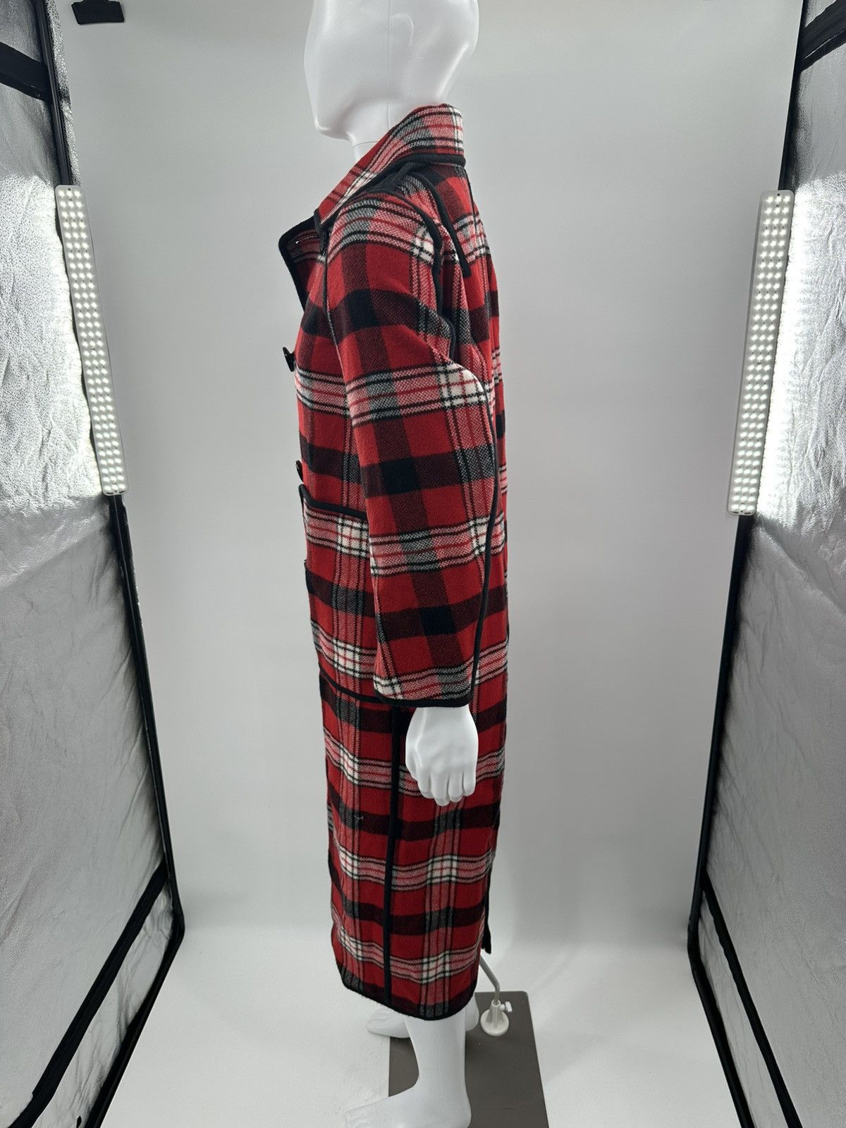 Dsquared2 DSquared2 Wool Plaid Trench Coat Size XS / US 0-2 / IT 36-38 - 6 Thumbnail