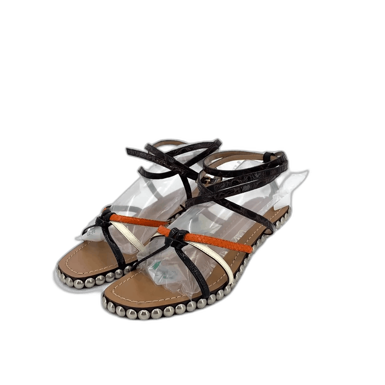 Marni Marni Colorful Studded Strappy Flat Sandals Size US 6 / IT 36 - 1 Thumbnail