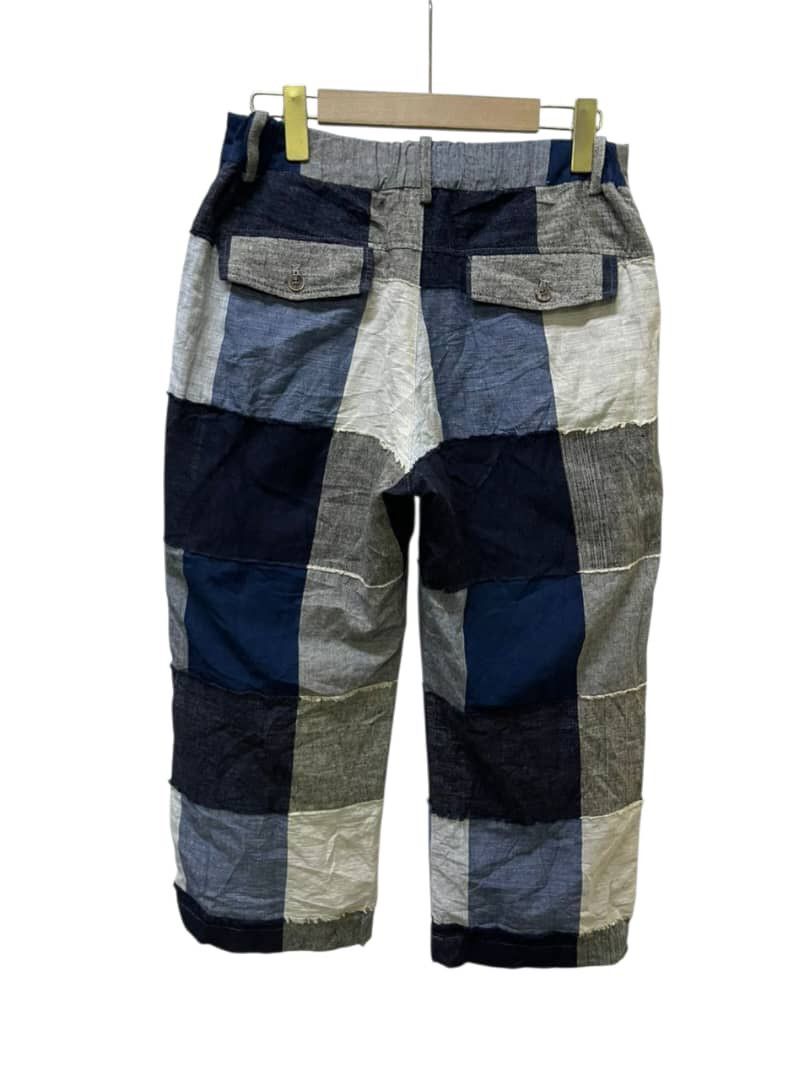 Issey Miyake Vintage Plantation x Issey Miyake Patchwork Wide Leg Pants Size US 29 - 6 Thumbnail