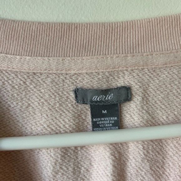 American Eagle Outfitters Aerie Light Pink Crewneck Size M / US 6-8 / IT 42-44 - 4 Thumbnail
