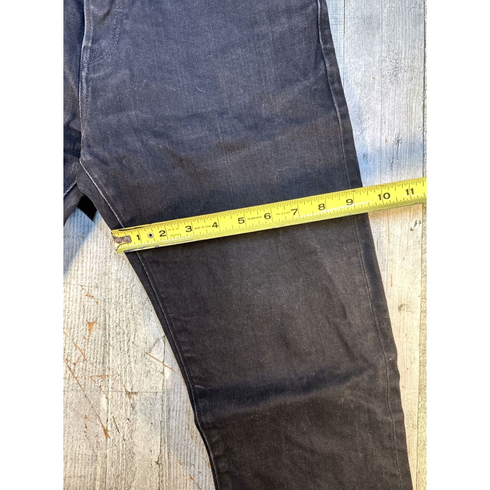 Gap Men’s Gap Denim Button Fly Slim Fit 32 X 32 Black Jeans Size US 32 / EU 48 - 3 Thumbnail