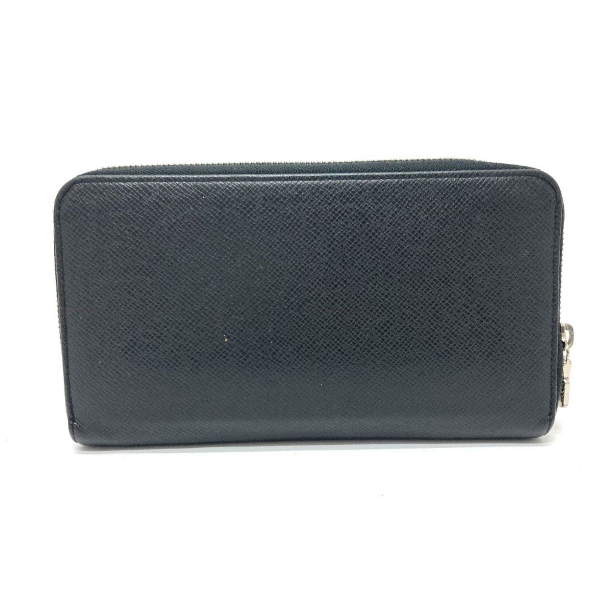 Louis Vuitton LOUIS VUITTON M30056 Zippy Organizer NM Long Wallet Taiga Leather Men's Noir Black Size ONE SIZE - 1 Thumbnail
