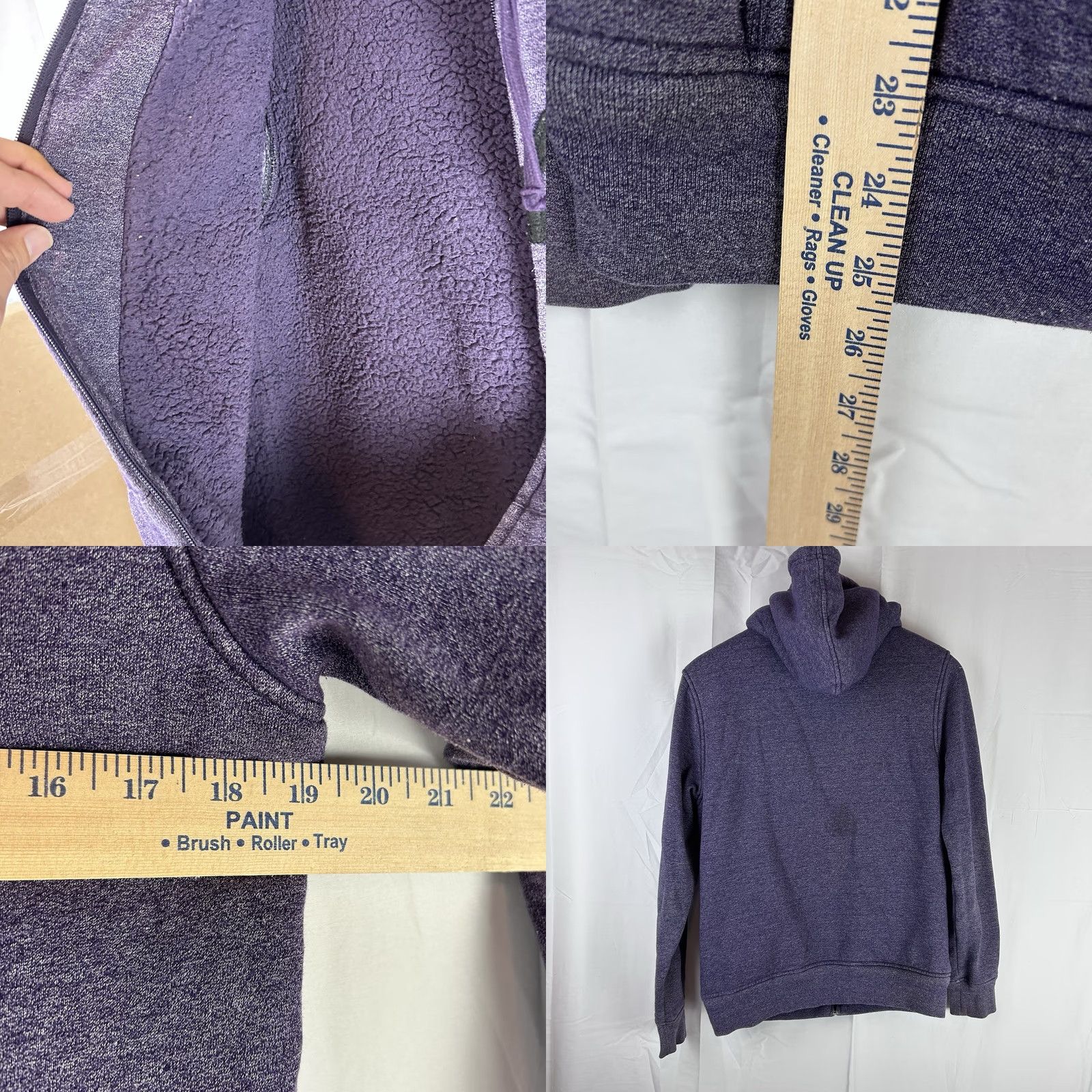 Zoo York VINTAGE Zoo York Purple Hoodie With Sherpa Inside Men Small S Zip Full Zip Skate Street Y2K Flaw Womens/Mens? Size US S / EU 44-46 / 1 - 8 Thumbnail