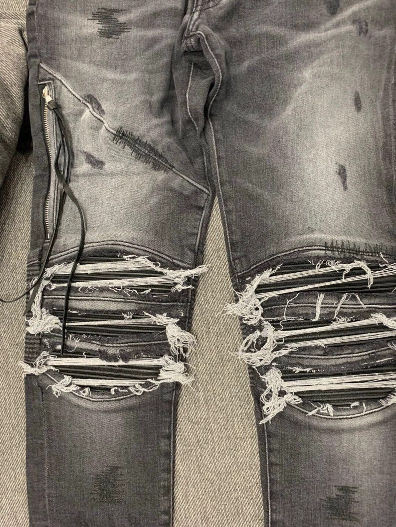 Amiri Amiri 16 old style mx2 dark grey jeans Size US 28 / EU 44 - 6 Thumbnail