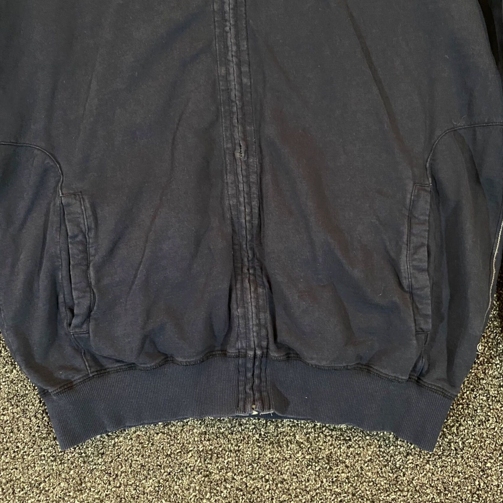 Vintage AETHER Jacket Womens Size 3 Navy Blue Full Zip Hooded Sweatshirt Casual Size M / US 6-8 / IT 42-44 - 5 Thumbnail