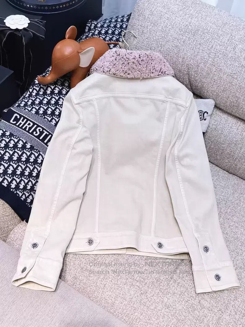 Chanel Chanel Pink tweed braided wool collar diamond buckle long- Size XS / US 0-2 / IT 36-38 - 3 Thumbnail