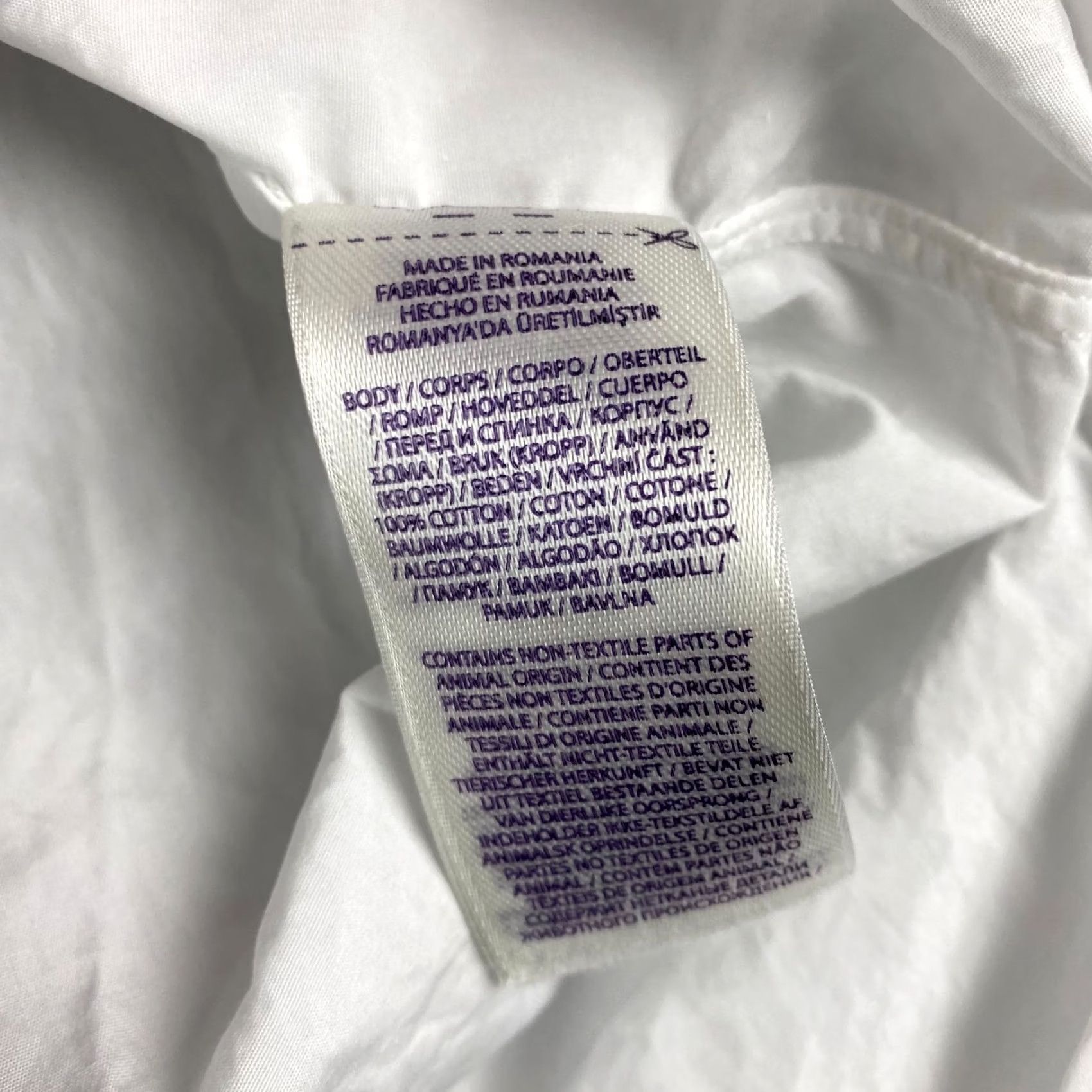 Ralph Lauren Purple Label Ralph Lauren Purple Label Blouse 0 White adrien shirt relaxed Button broadcloth Size XS / US 0-2 / IT 36-38 - 6 Thumbnail