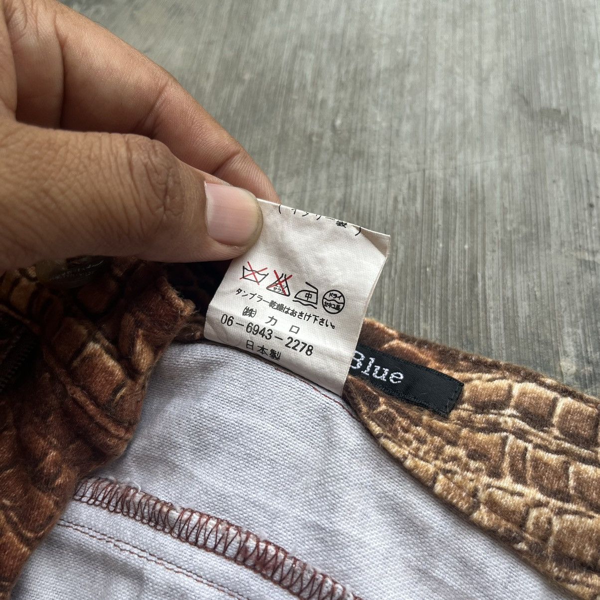 Hysteric Glamour × If Six Was Nine × Le Grande Bleu (L.G.B.) Max blue crocodile print snakeskin pants if six was nine lgb Size US 28 / EU 44 - 7 Thumbnail