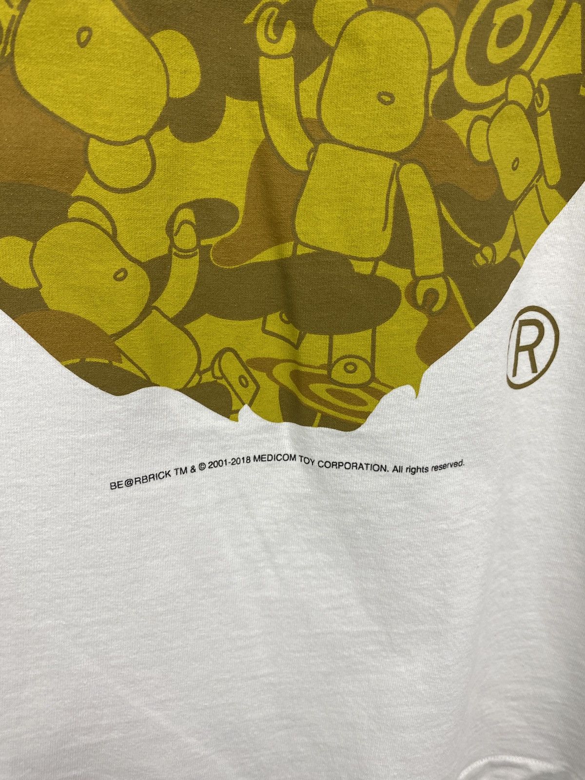 Bape Bape x Medicom Bearbrick Big Ape Head Tee Size US L / EU 52-54 / 3 - 5 Thumbnail