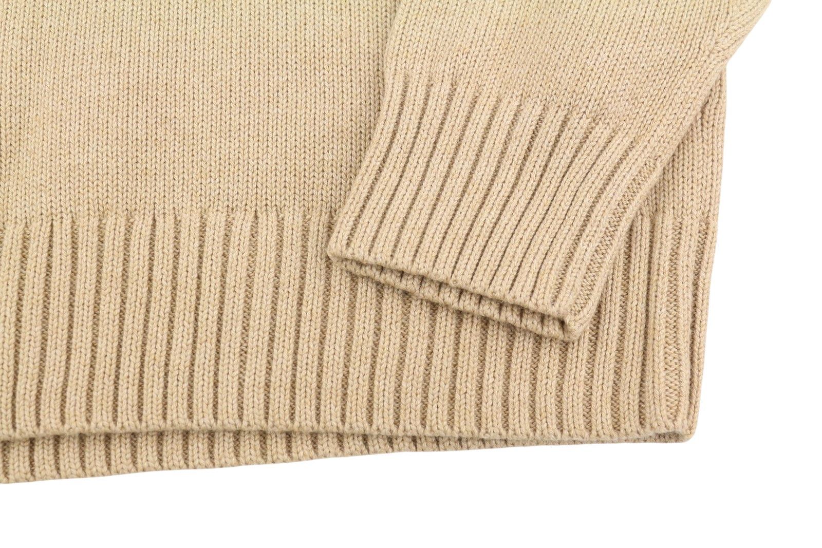 Ralph Lauren BROWN S Half Zip Neck Pullover Jumper 86936 Size US S / EU 44-46 / 1 - 6 Thumbnail