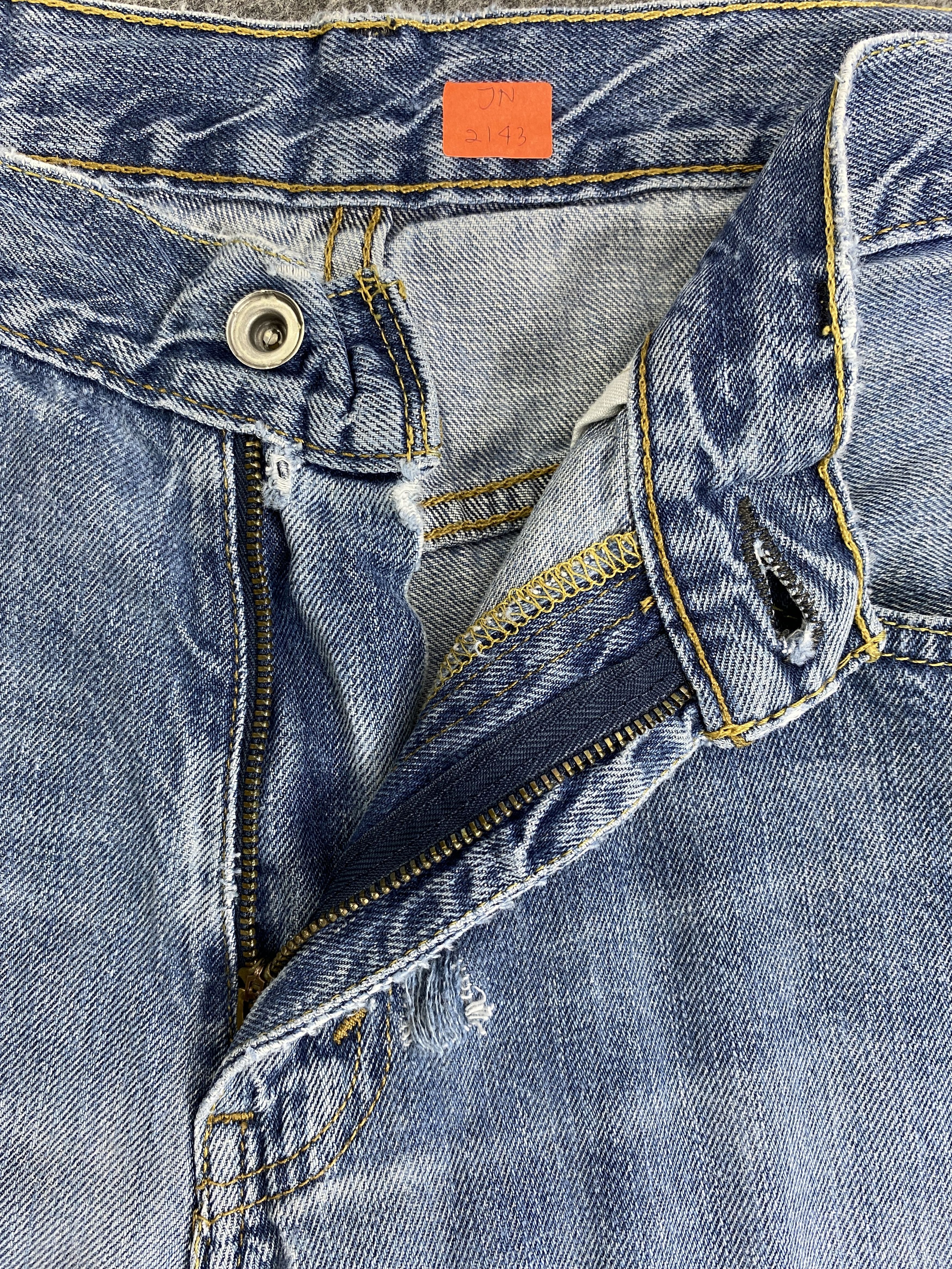 Levi's Blue Wash Vintage Levi's 514 Jeans 34x31.5 Denim JN2143 Size US 34 / EU 50 - 6 Thumbnail