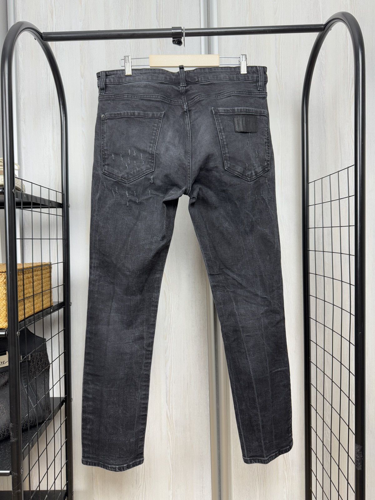 Dsquared2 Dsquared2 black distressed faded denim jeans pants Size US 36 / EU 52 - 6 Thumbnail