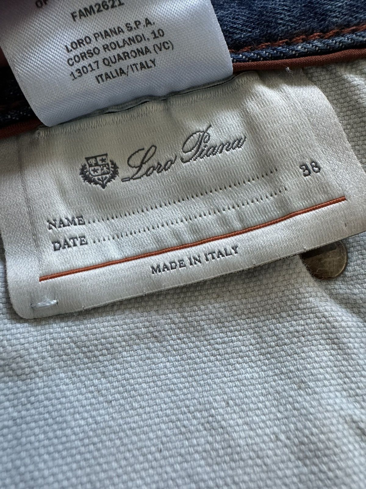 Loro Piana Loro Piana Kurashiki Selvage denim jeans Size US 38 / EU 54 - 13 Thumbnail