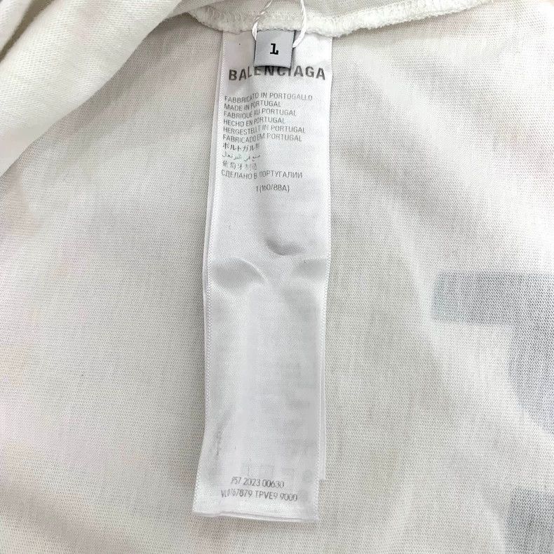 Other Balenciaga White logo monogrammed printed cotton long-slee Size US L / EU 52-54 / 3 - 7 Thumbnail