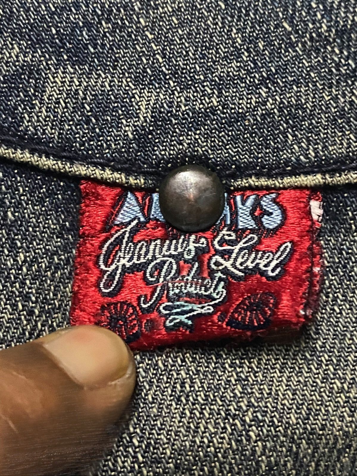 Akademiks Waist 40-41 Akademiks Mud Wash Distressed Embroidery Baggy Size US 40 / EU 56 - 12 Thumbnail