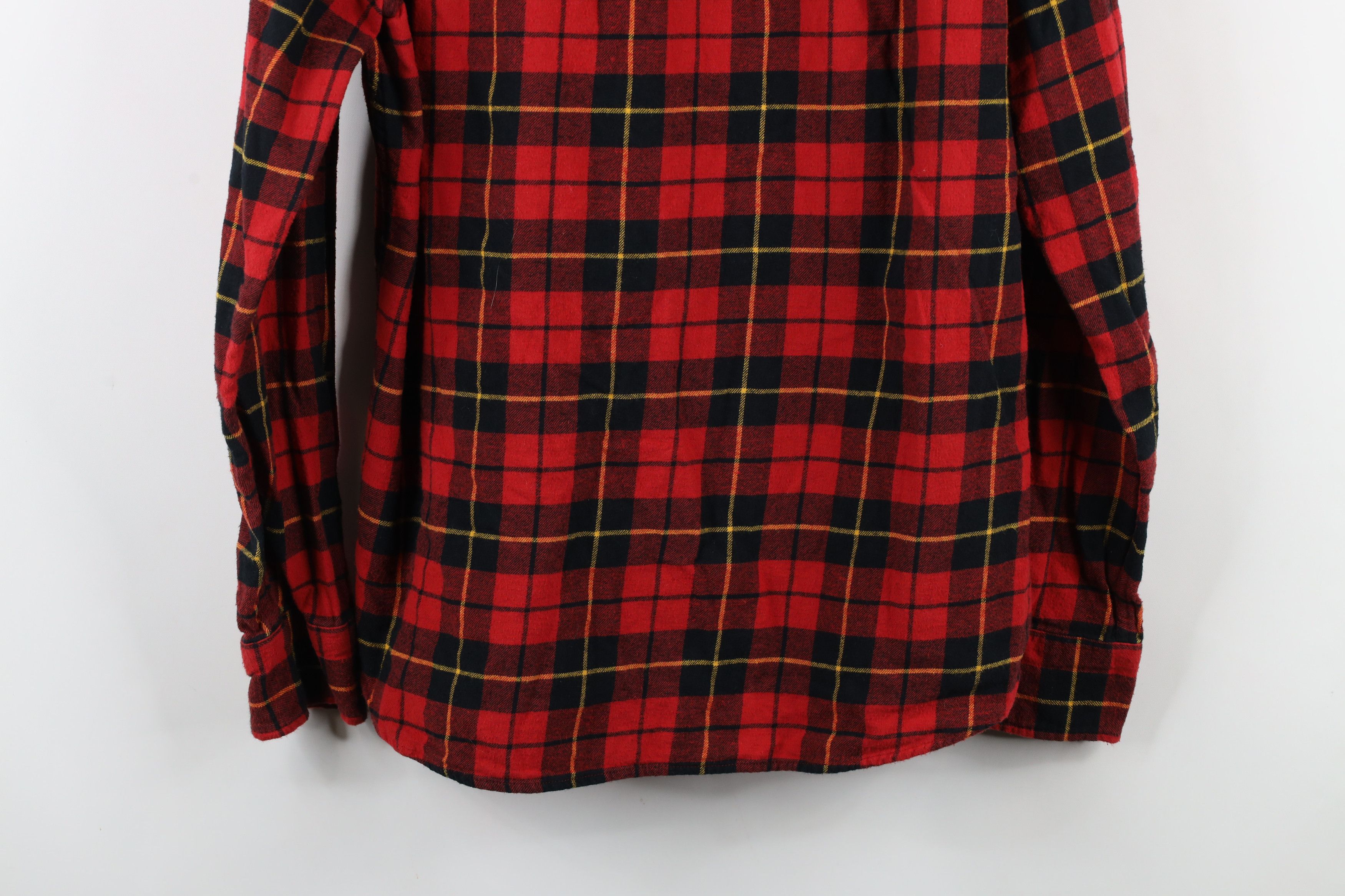 J.Crew × Vintage J Crew Long Sleeve Collared Flannel Button Shirt Cotton Size US L / EU 52-54 / 3 - 10 Thumbnail