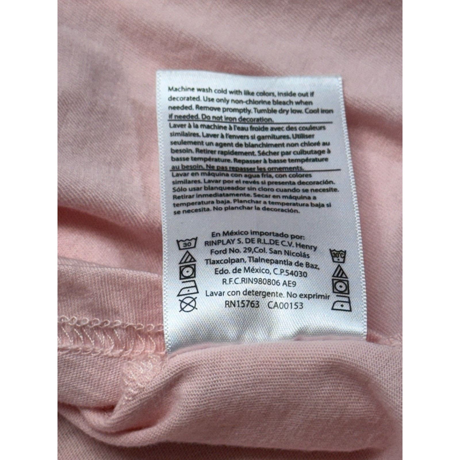 Hanes Michigan Wolverines Basic Hanes T-Shirt Womens Pink L Size US L / EU 52-54 / 3 - 8 Thumbnail