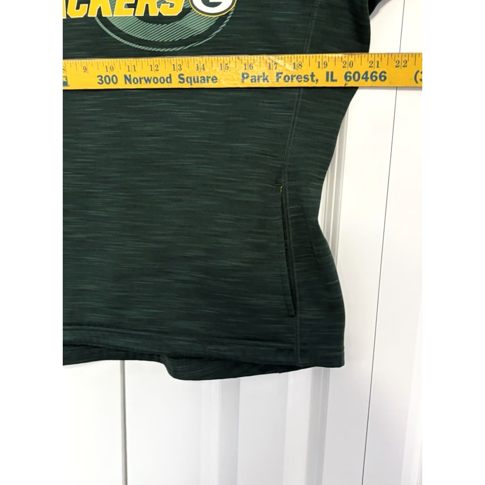 Vintage Majestic Green Bay Packers Womens L Pullover Sweatshirt 1/4 Zip Green Size L / US 10 / IT 46 - 3 Thumbnail