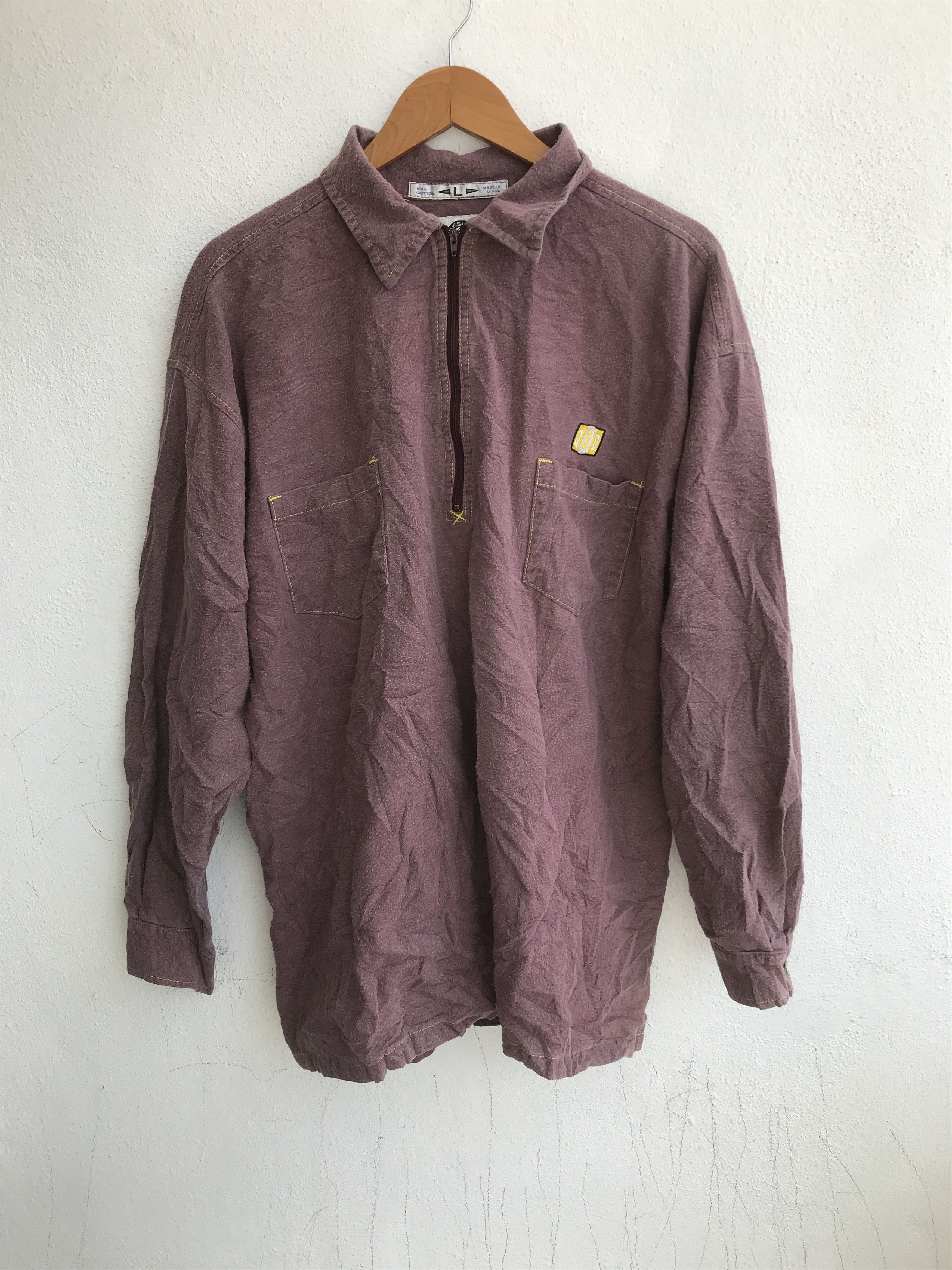 Quiksilver Vtg 90s Quicksilver halfzipper shirt Size US L / EU 52-54 / 3 - 1 Thumbnail