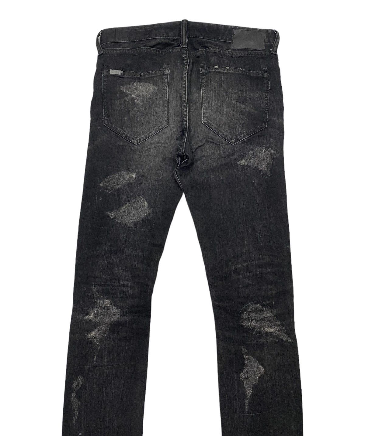 CIVARIZE CIVARIZE RARE DISTRESSED PUNK BLACK DENIM UNDERCOVER STYLE Size US 28 / EU 44 - 4 Thumbnail