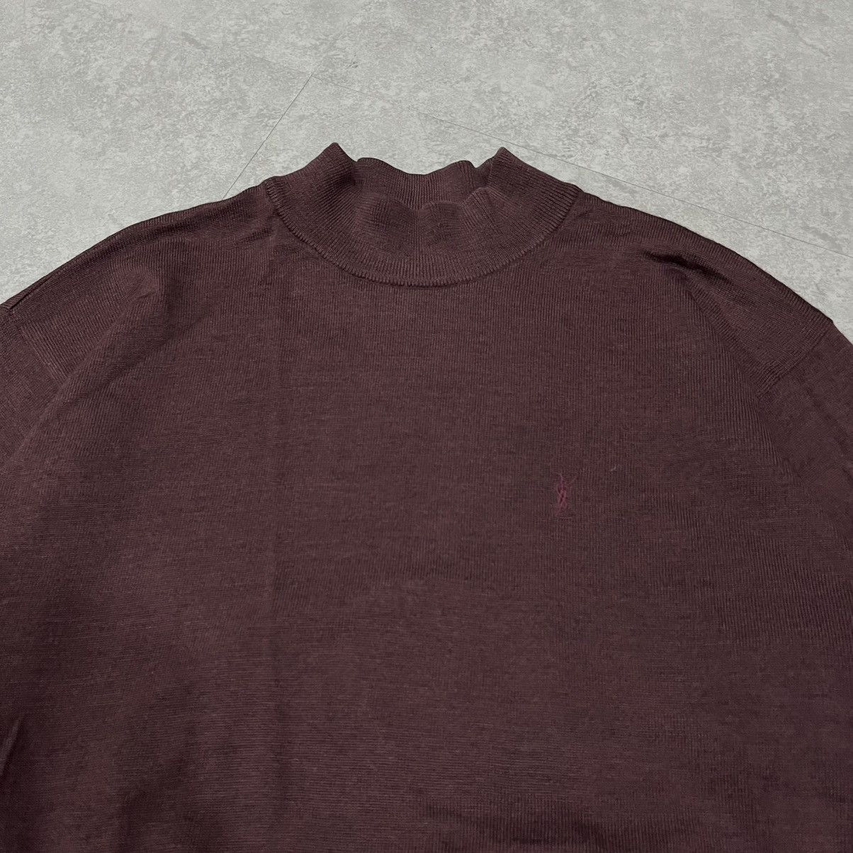Yves Saint Laurent YSL Turtle Neck Knited Smal Logo Size US L / EU 52-54 / 3 - 2 Thumbnail