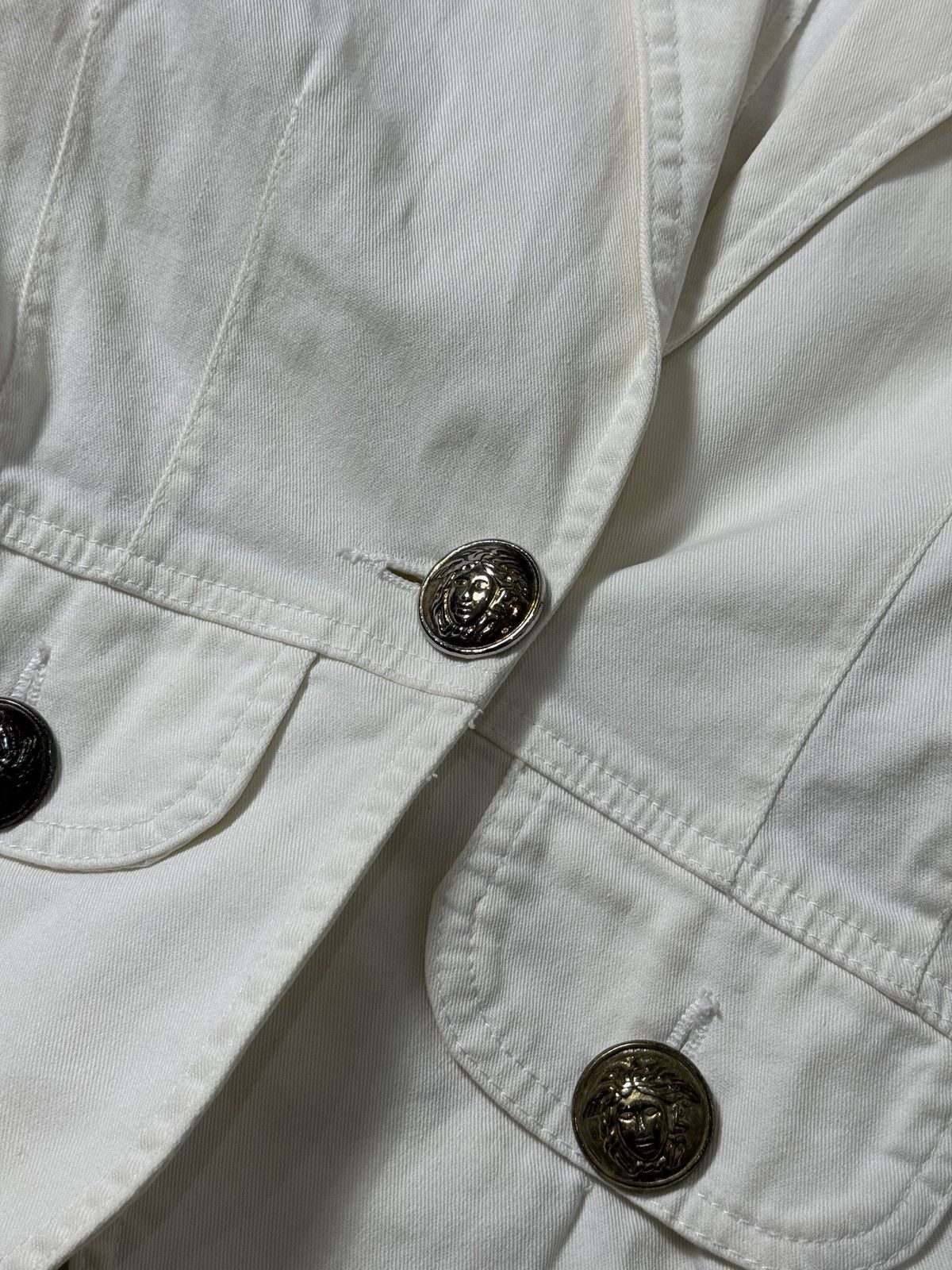 Versace VINTAGE VERSACE JEANS COUTURE SKINNY JACKET Size XS / US 0-2 / IT 36-38 - 5 Thumbnail