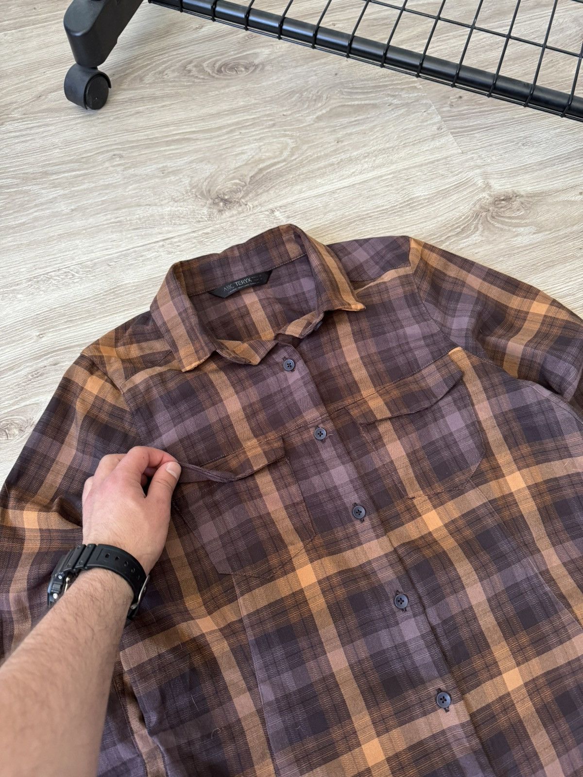 Arc'teryx Arcteryx Outdoor Gorpcore Flannel Button Up Shirt Size M / US 6-8 / IT 42-44 - 3 Thumbnail
