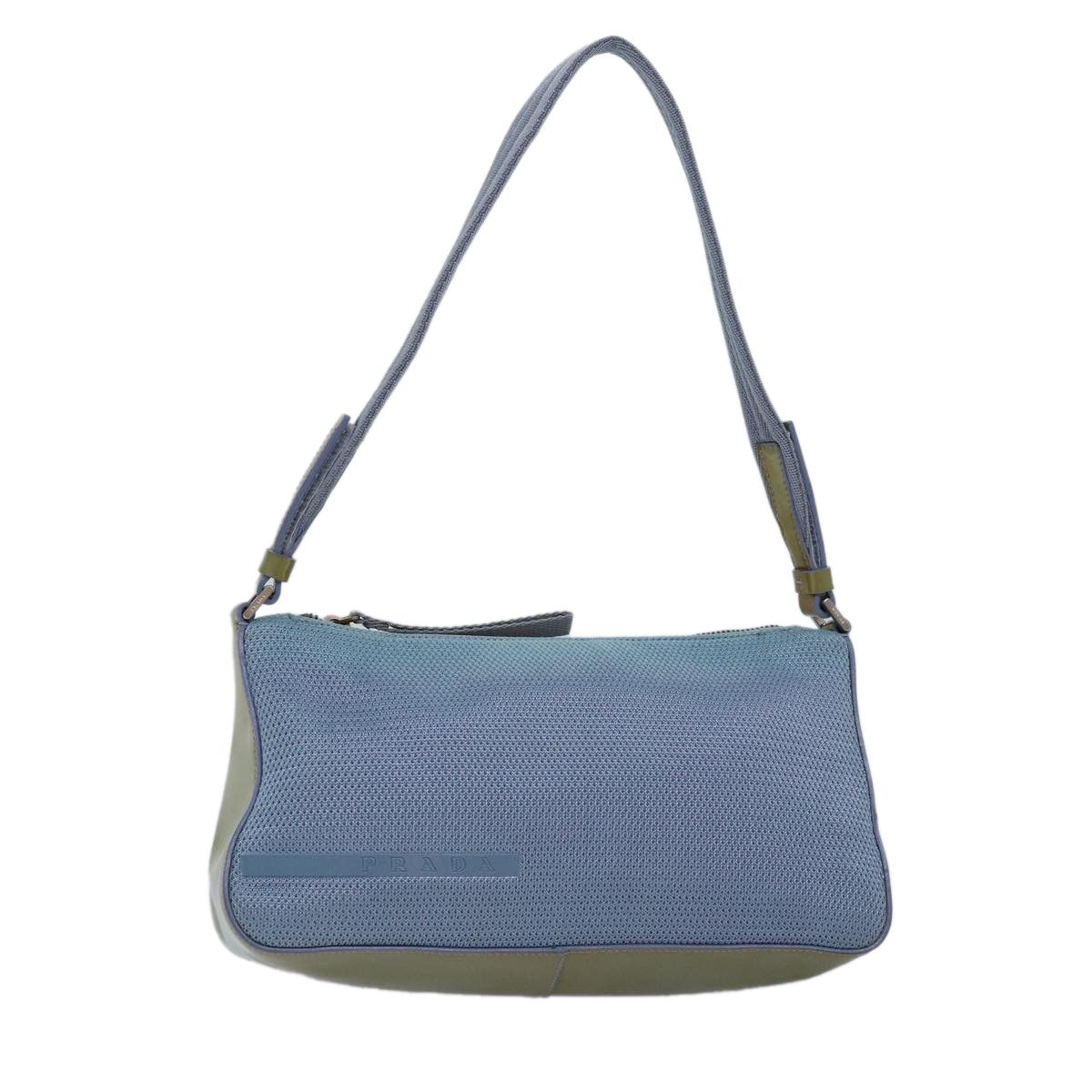 Prada Sports Blue Canvas Clutch Bag (Pre-Owned) Size ONE SIZE - 1 Thumbnail