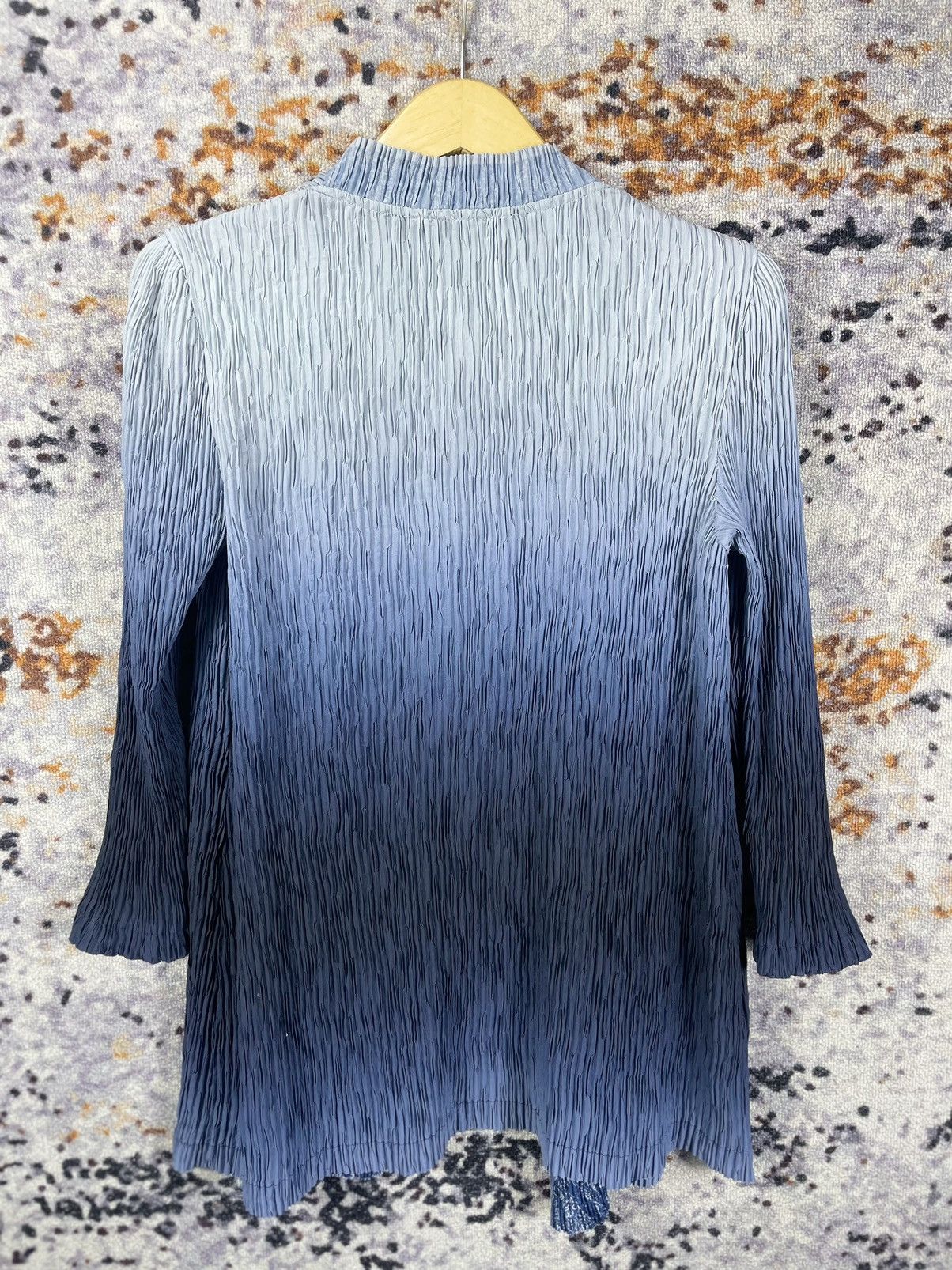 Issey Miyake × Japanese Brand × Yohji Yamamoto 2000s Undefined pleats Jacket Shirt ,Style outer issey Size US M / EU 48-50 / 2 - 5 Thumbnail