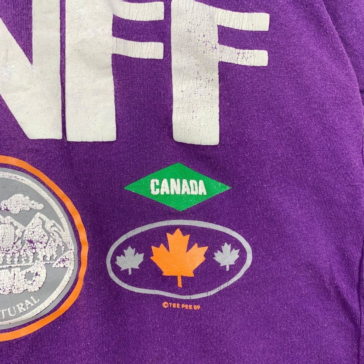 Vintage Vintage 90s BANFF CANADA Hiking Swimming Camping Tshirt Size US S / EU 44-46 / 1 - 4 Thumbnail